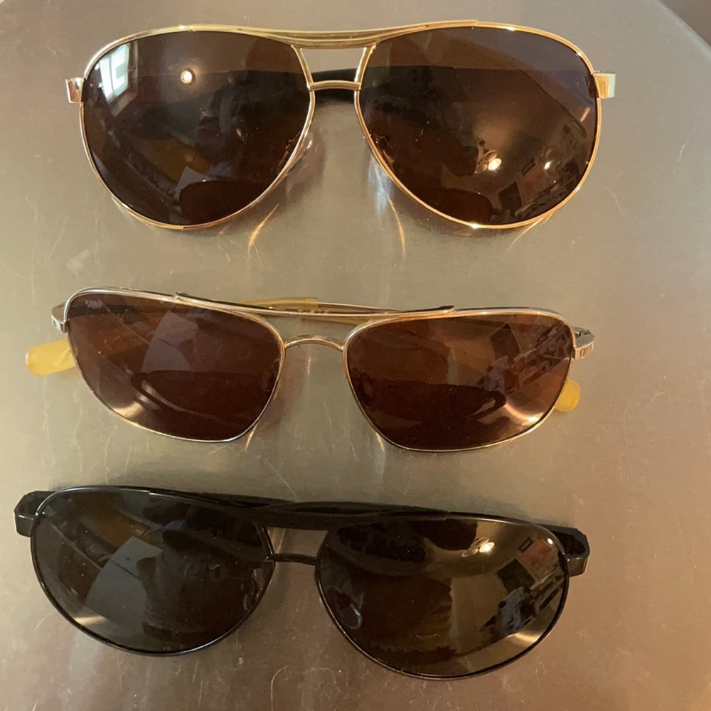 Three pairs of men’s aviators